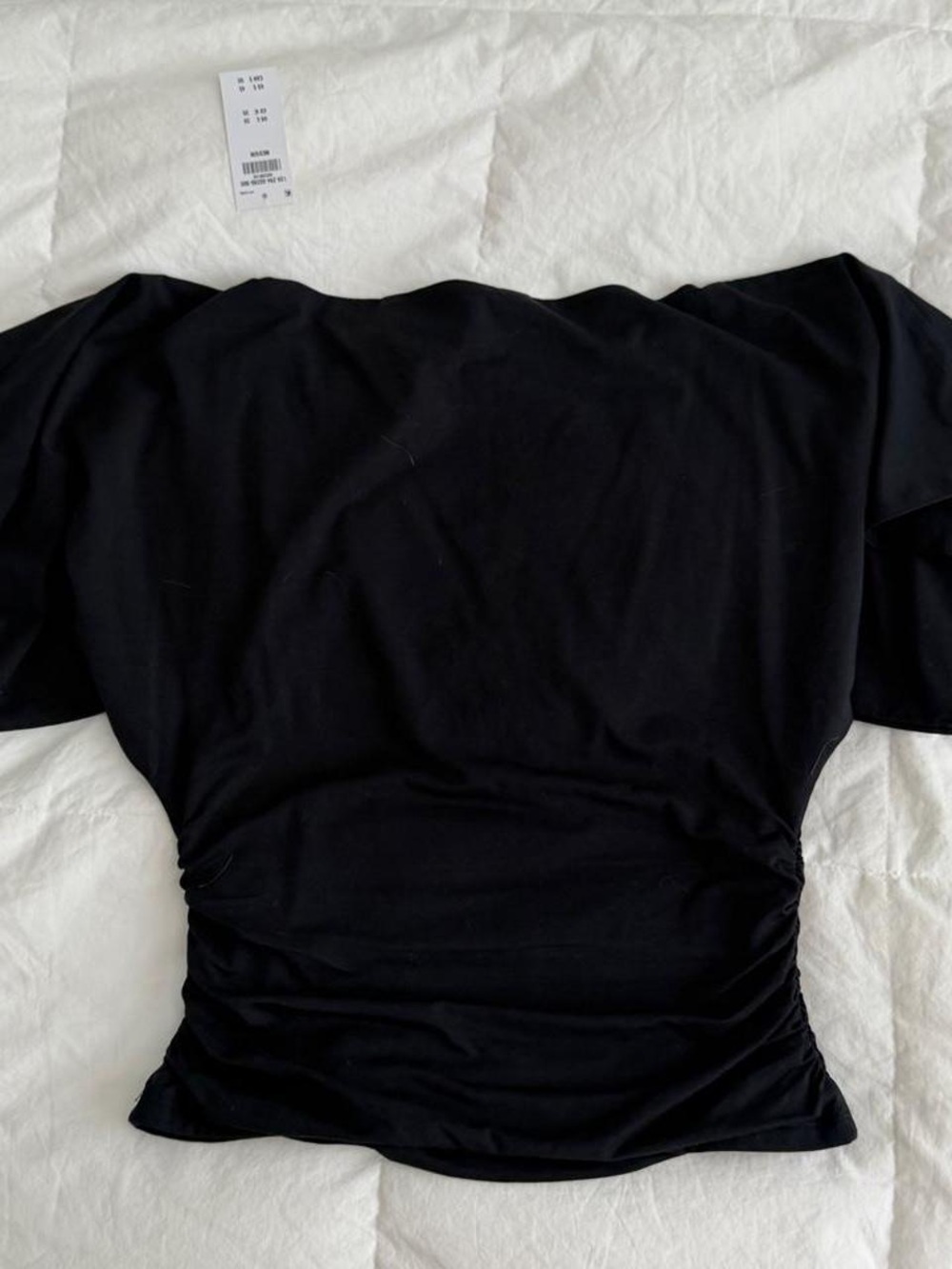 Abercrombie & Fitch Flutter Sleeve Slash Top - Picture 2 of 4